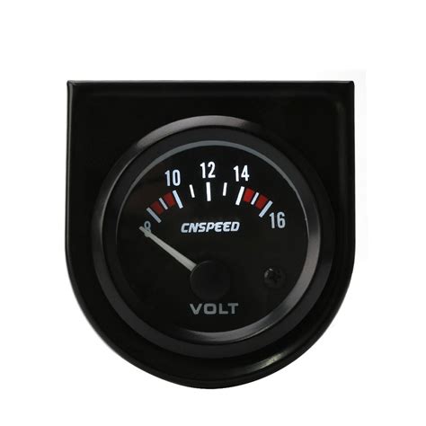 252mm Voltmeter Mechanical Car Auto Volt Gauge Pointer Voltage Meter
