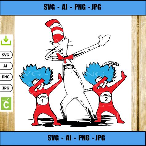 The More You Read Svg Dr Seuss Svg Cat In The Hat Svg Dr Etsy
