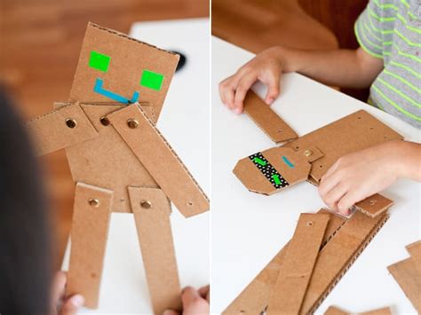 Cardboard Robots1 The Crafty Blog Stalker