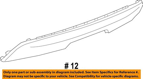 GMC GM OEM 17 18 Acadia Rear Bumper Lower Cover 84161585 EBay