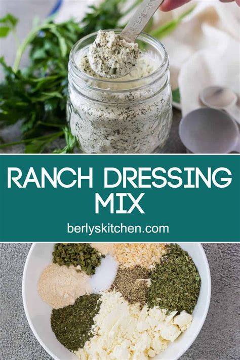 Homemade Ranch Dressing Mix Recipe Homemade Ranch Homemade Ranch