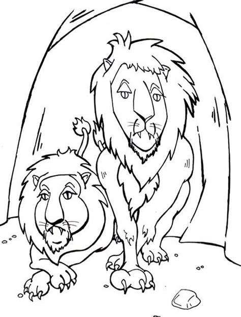 The Lions In Daniel In Daniel And The Lions Den Story
