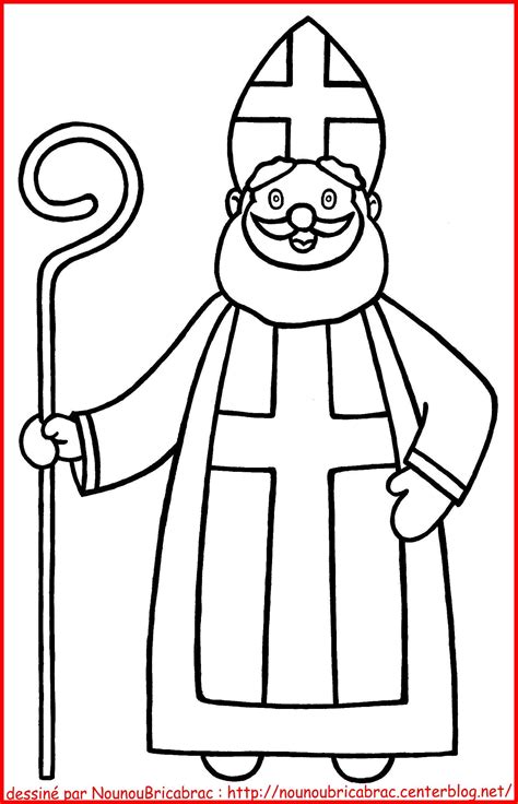 coloriages saint nicolas
