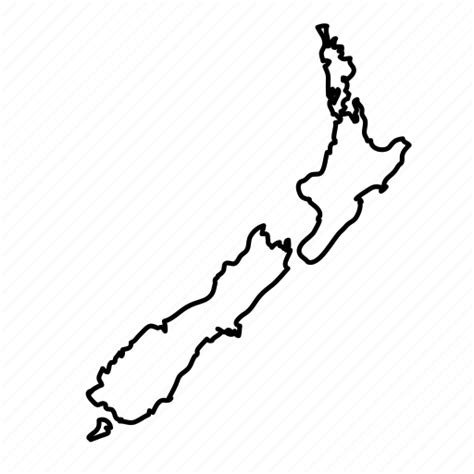 Linda Blog Outline New Zealand Map Png