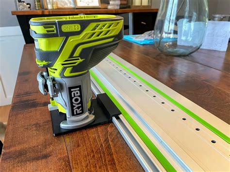 Ryobi Trim Router Adapter For Track Saw Guide Rails Toolcurve