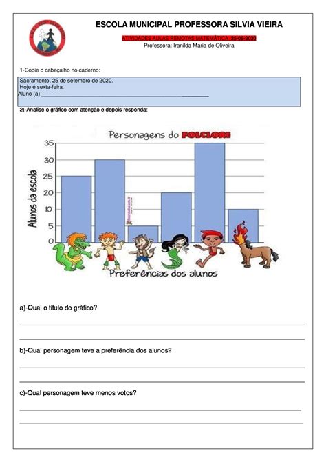 Atividade Com Grafico 2 Ano