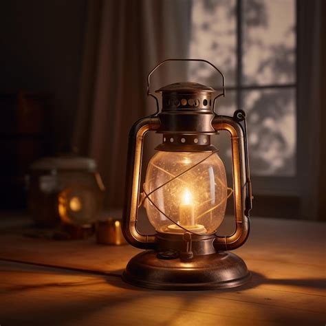 Premium Ai Image A Lit Lantern