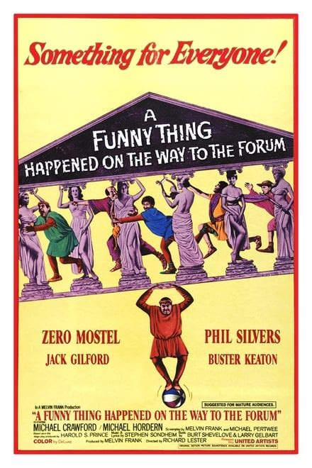 A Funny Thing Happened On The Way To The Forum 1966 Posters — The