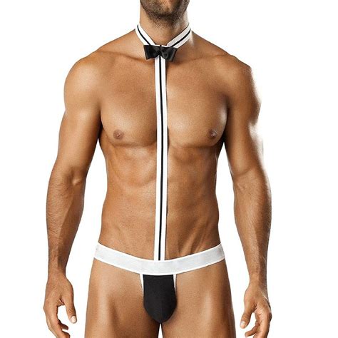 Mens Hot Sexy Borat Mankini Costume Swimsuit Swimwear Thong Underwear