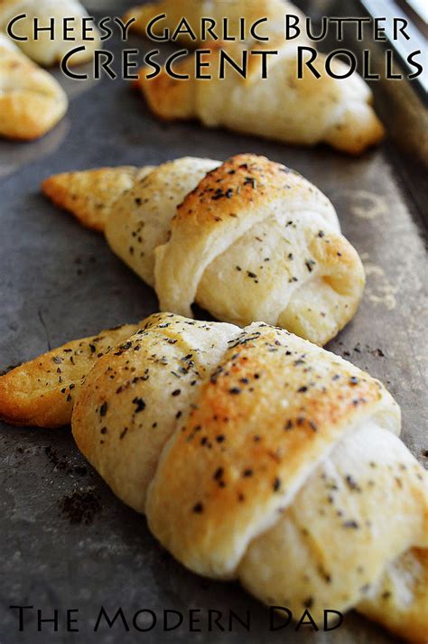 Easy Cheesy Garlic Butter Crescents The Modern Dad