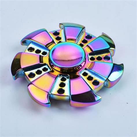 fidget hand spinner colorful multicolor métal edc focus toy cdiscount jeux jouets