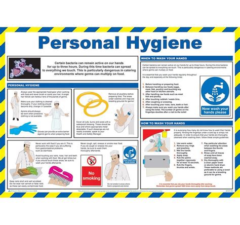 Personal Hygiene Poster Safety Services Direct Personal Hygiene
