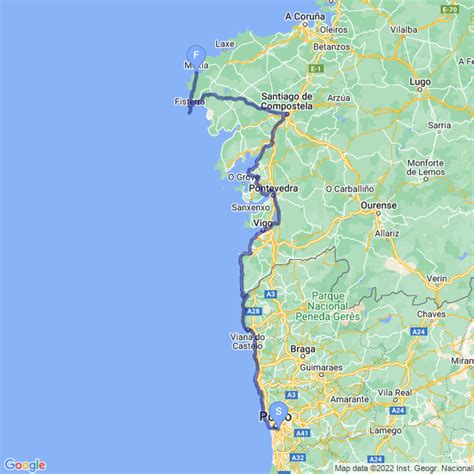 Ostern Kammer Haften Camino De Portugues Route Mammut Terminologie