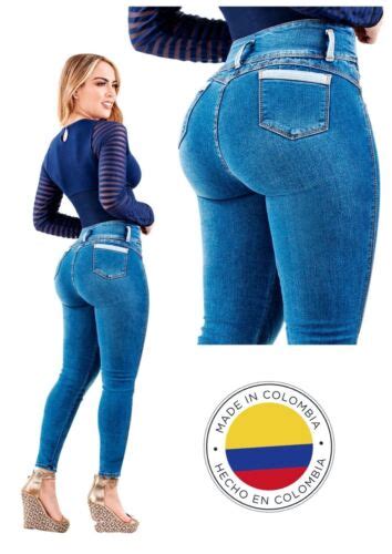 Push Up Jeans Pantalones De Mujer Colombianos Levanta Cola Pompis Butt