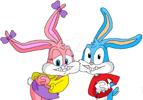 Babs And Buster Bunny By Tiny Toons Club On Deviantart
