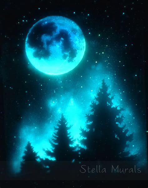 Starry Night Sky Poster