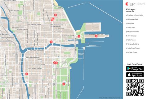 Map Of Stores On Magnificent Mile Chicago