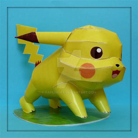 Pokemon Papercraft Pikachu By Paperbuff On Deviantart