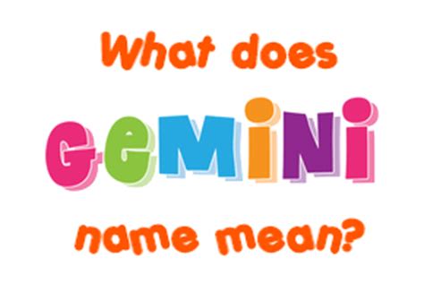 If the gemini man or woman truly wants to be with you, they will make the relationship work. Gemini name - Meaning of Gemini