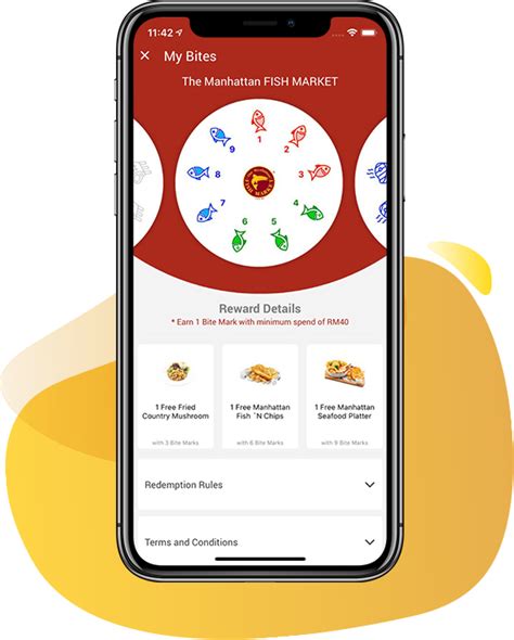 It is an icon with title info line. Loyalty - The Manhattan FISH MARKET | Malaysia