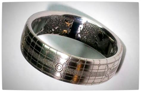 Titanium Halo Wedding Ring is Gorgeous | Wedding rings halo, Halo armor