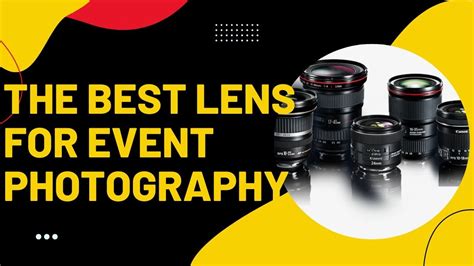 The Absolute Best Lens For Event Photography Youtube