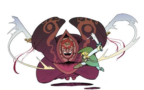 Ganon Battle From Zelda The Wind Waker イラスト 風のタクト ゼルダの伝説風のタクト
