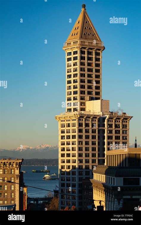 Smith Tower Seattle Wa Stock Photo Alamy