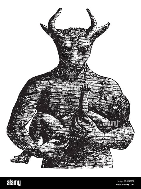 Baal Vintage Engraving Old Engraved Illustration Of Baal The