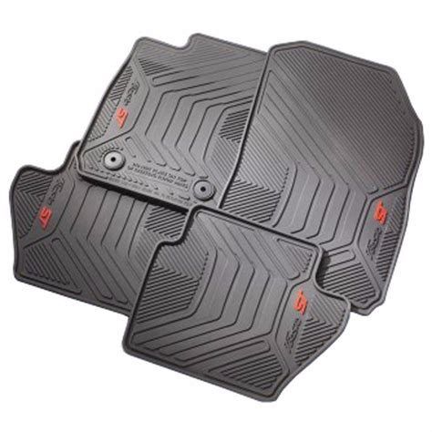 Oem 2014 2018 Ford Fiesta St All Weather Floor Mats 4 Pc Blk Ee8z