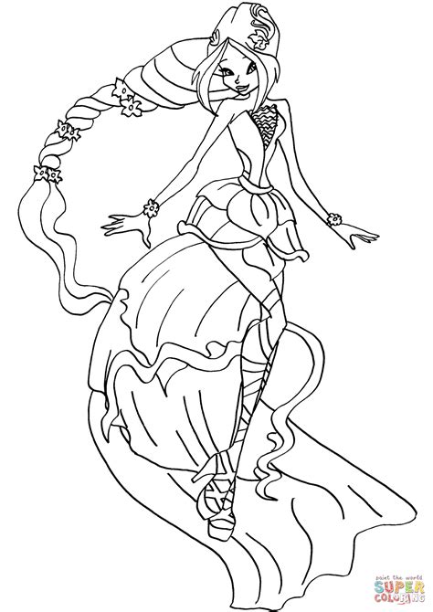 10 Petite Coloriage Winx Stella Images  COLORIAGE