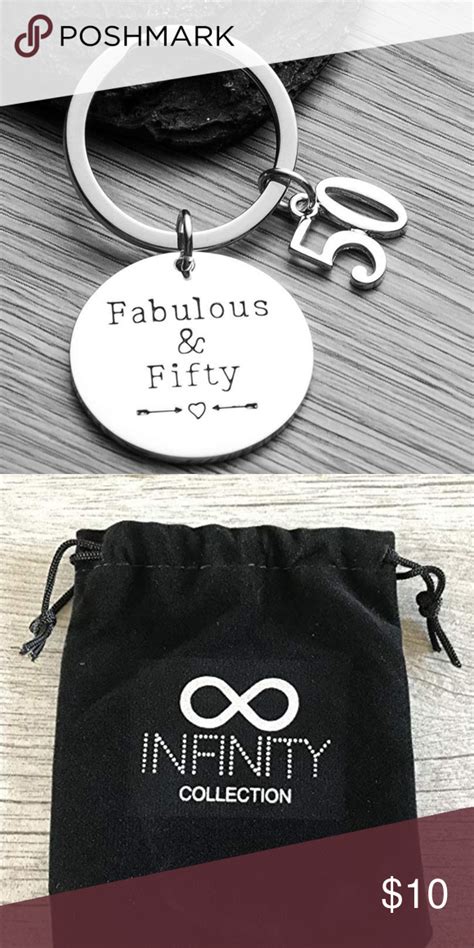 › » sentimental 50th gifts for her. 50th Birthday Keychain, 50th Birthday Gifts for Me NWT ...