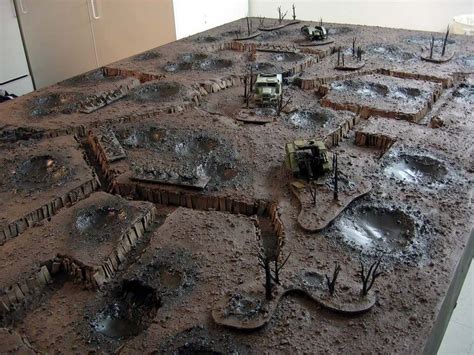 Trench Warfare Table Wargaming Table Warhammer Terrain