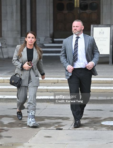 Coleen Rooney And Wayne Rooney Depart The Royal Courts Of Justice News Photo Getty Images