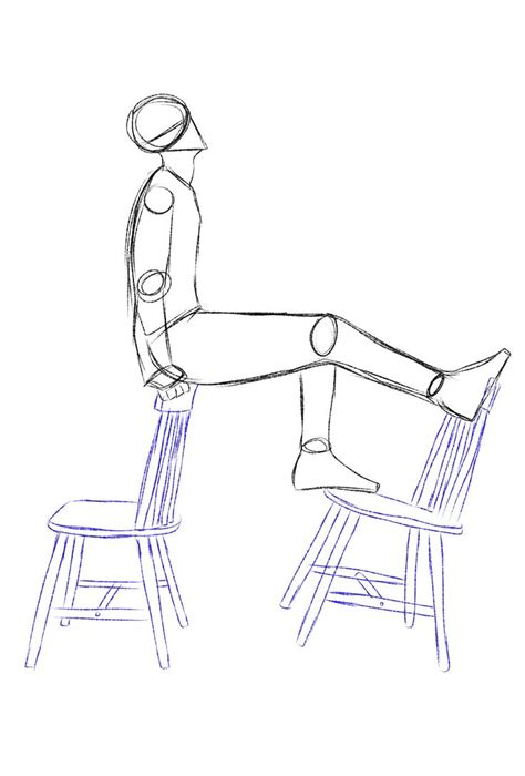 Pose Reference Man Sitting On A Chair Sketsa Sketsa Anime Lukisan