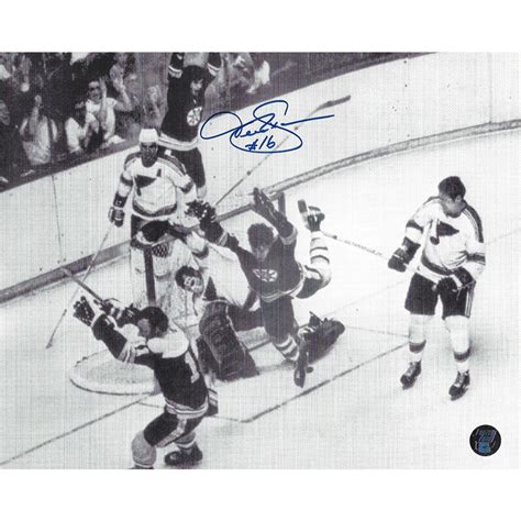 Derek Sanderson Autographed Boston Bruins 1970 Stanley Cup 8x10 Photo