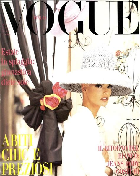 Linda Evangelista For Vogue Italia May 1991 Very Chic Photographer
