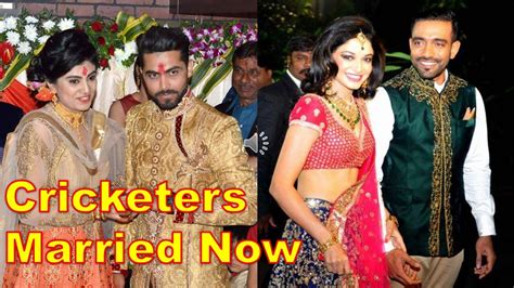 Top Indian Cricketers Got Married In 2016 Youtube
