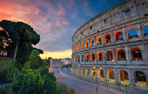 Rome Colosseum Hd Wallpaper Beautiful Place