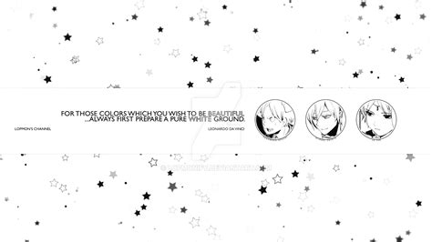 White Youtube banner by LopmoNify on DeviantArt