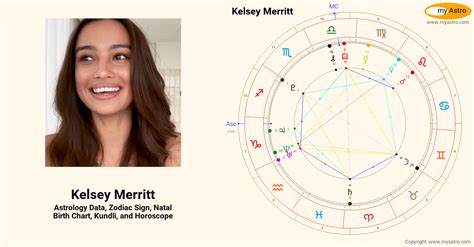 Kelsey Merritts Natal Birth Chart Kundli Horoscope Astrology