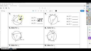Find the metacentric height and the righting moments for the following angles of heel (or list): 15.2 Angles In Inscribed Polygons Answer Key - 6 15 ...