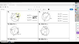 (1) 0 < t < 2 if the child is moving toward home at a constant rate, the distance is decreasing steadily. 15.2 Angles In Inscribed Polygons Answer Key - 6 15 ...