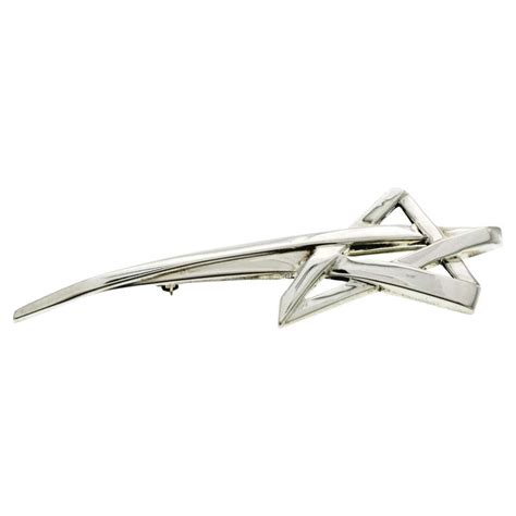 Tiffany And Co Paloma Picasso 925 Sterling Silver Shooting Star Pin