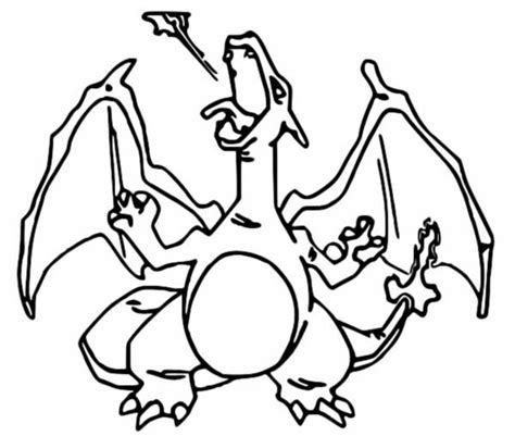 Coloring Pages Pokemon Charizard Drawings Pokemon