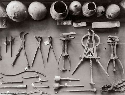 An Array Of Ancient Roman Surgical Instruments Discovered At Pompeii