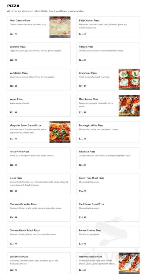 Pioneers Pizza Punta Gorda menu in Punta Gorda, Florida, USA