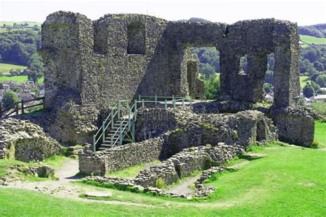 Inside Kendal Castle In Cumbria England Stock Photo Image Of