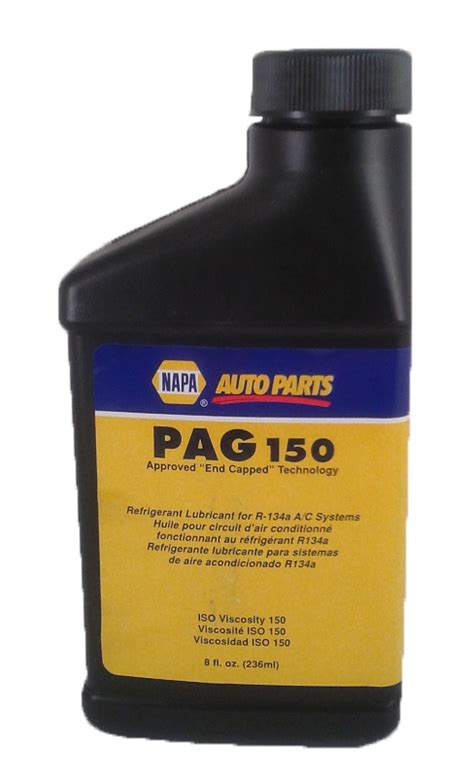 Napa 409883 Air Conditioning Refrigerant Oil Pag 150 Oil 8 Oz Lubricant