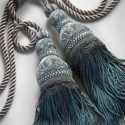 The Bianca Tassel Tie Back Creates A Look Of Delightful Opulence Decorated With Bands And